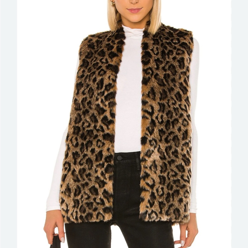 Anthropologie Leopard Vest